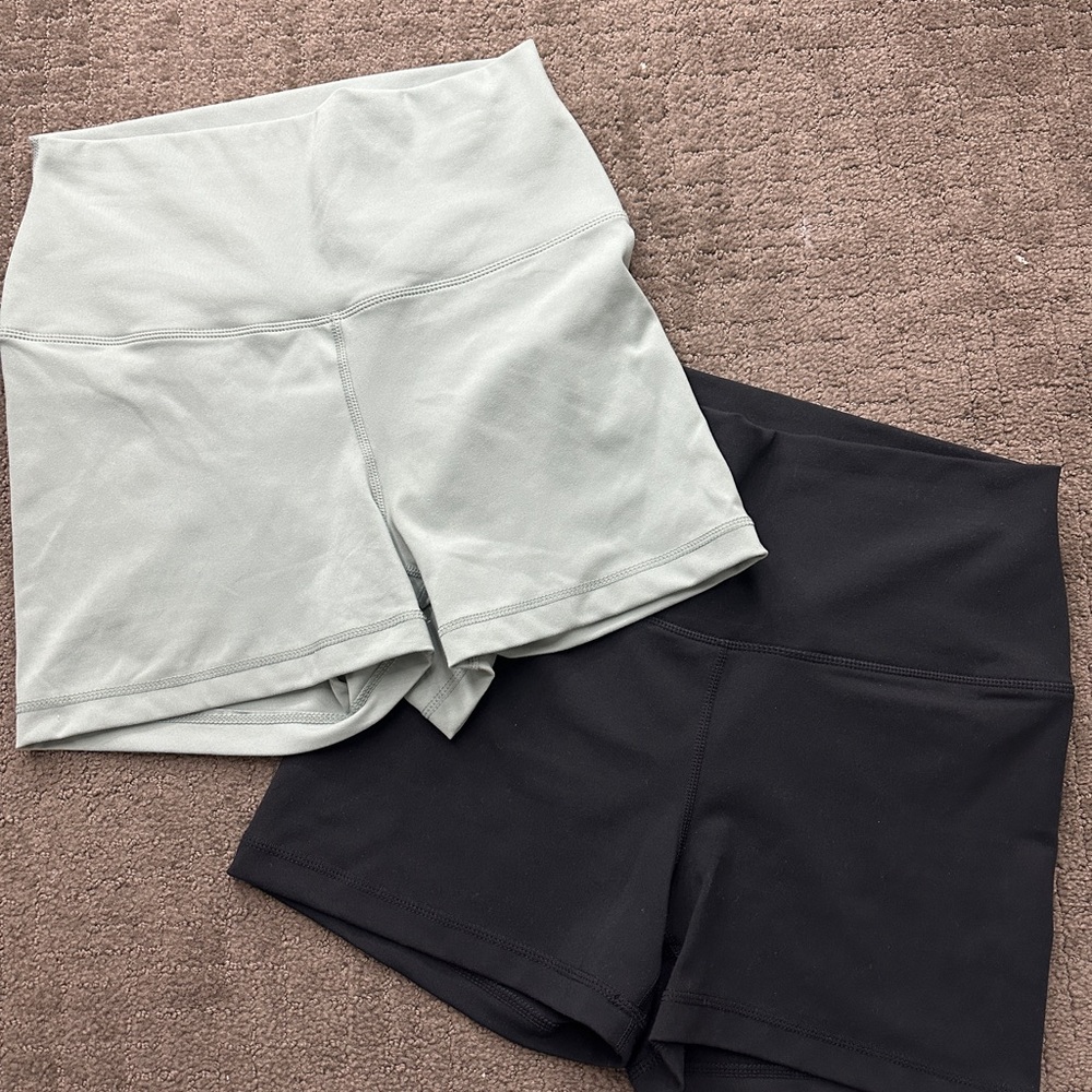 High-Waisted Sports Shorts